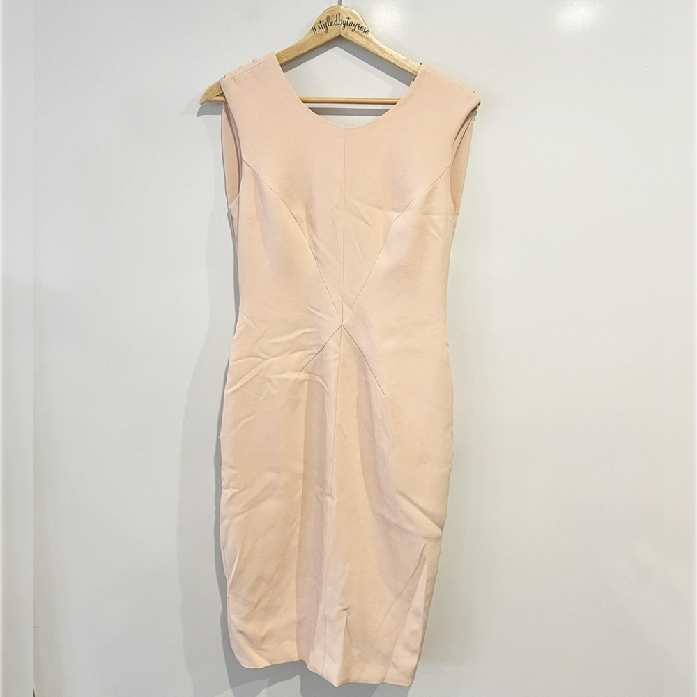 Revolve TY-LR Peach Sleeveless Midi Dress